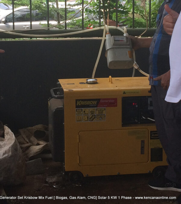 Genset 5 KW Hibrid Gas Alam Diesel (2)